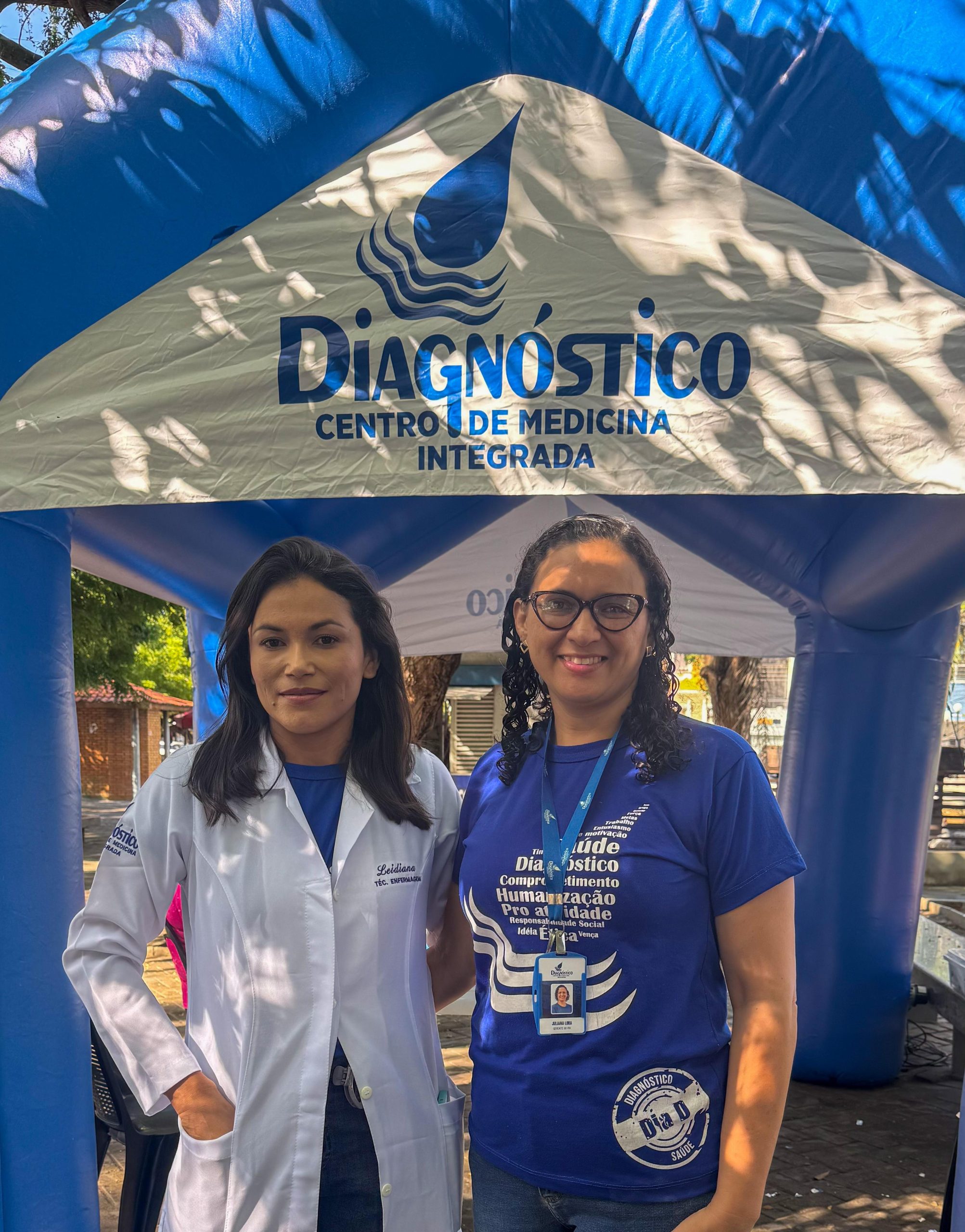 Diagnóstico CMI reforça compromisso com a saúde em mais uma ação na Praça da Graça
