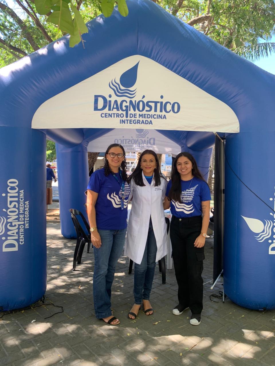 Diagnóstico realiza ação gratuita na Praça da Graça em alusão ao Dezembro Vermelho/Laranja